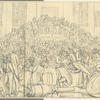 Humorous illustration of a conversatzione